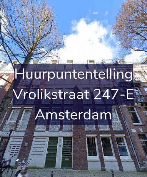 Foto gevel Huurpuntentelling voor Vrolikstraat 247-E, Amsterdam