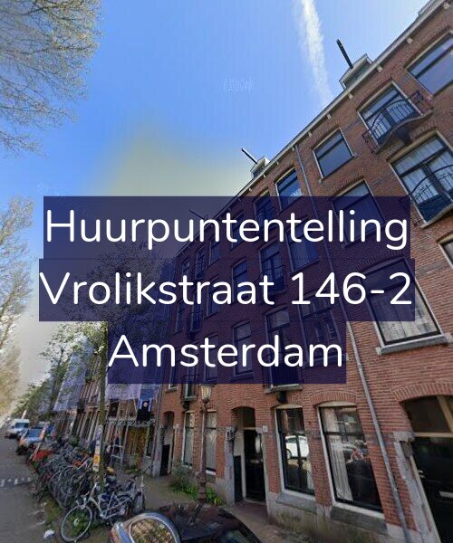 Foto gevel Huurpuntentelling voor Vrolikstraat 146-2, Amsterdam