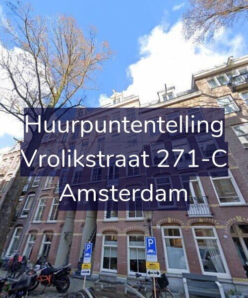 Foto gevel Huurpuntentelling voor Vrolikstraat 271-C, Amsterdam
