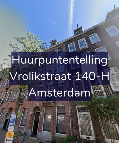 Foto gevel Huurpuntentelling voor Vrolikstraat 140-H, Amsterdam