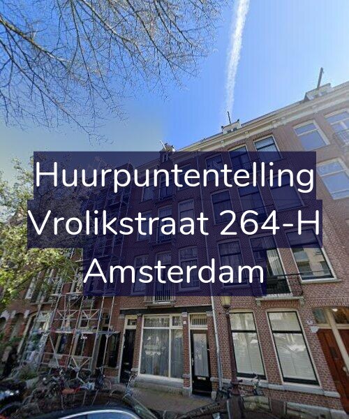 Foto gevel Huurpuntentelling voor Vrolikstraat 264-H, Amsterdam