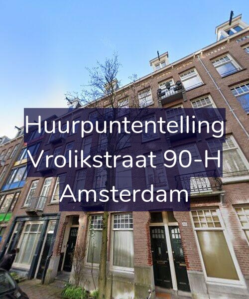 Foto gevel Huurpuntentelling voor Vrolikstraat 90-H, Amsterdam
