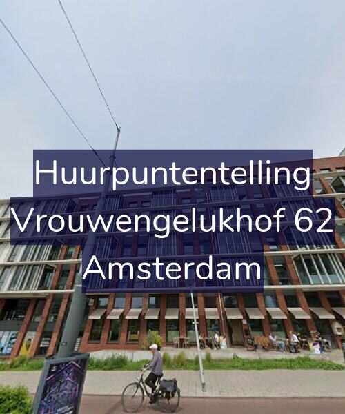 Foto gevel Huurpuntentelling voor Vrouwengelukhof 62, Amsterdam