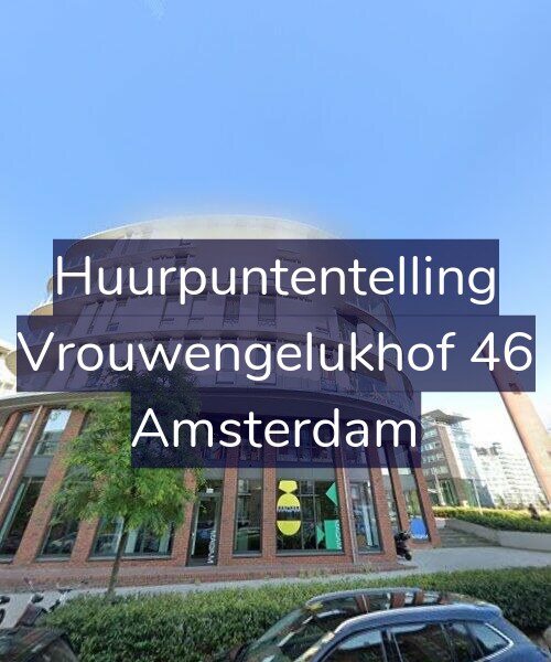 Foto gevel Huurpuntentelling voor Vrouwengelukhof 46, Amsterdam