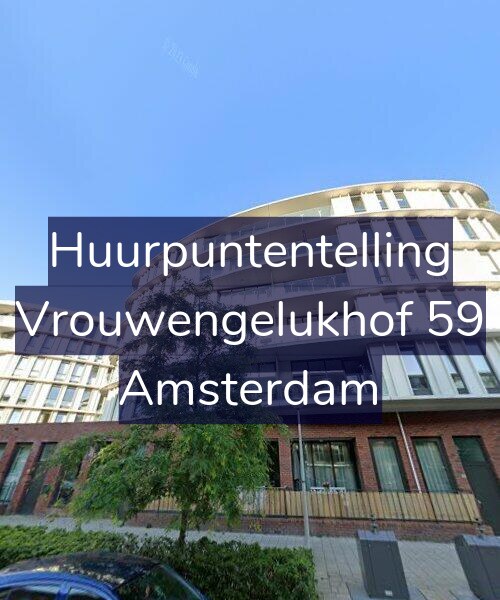 Foto gevel Huurpuntentelling voor Vrouwengelukhof 59, Amsterdam