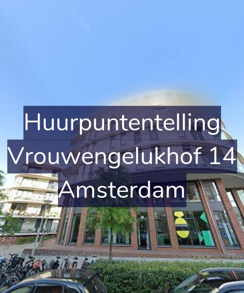 Foto gevel Huurpuntentelling voor Vrouwengelukhof 14, Amsterdam
