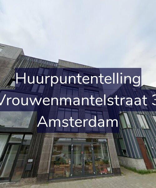 Foto gevel Huurpuntentelling voor Vrouwenmantelstraat 3, Amsterdam