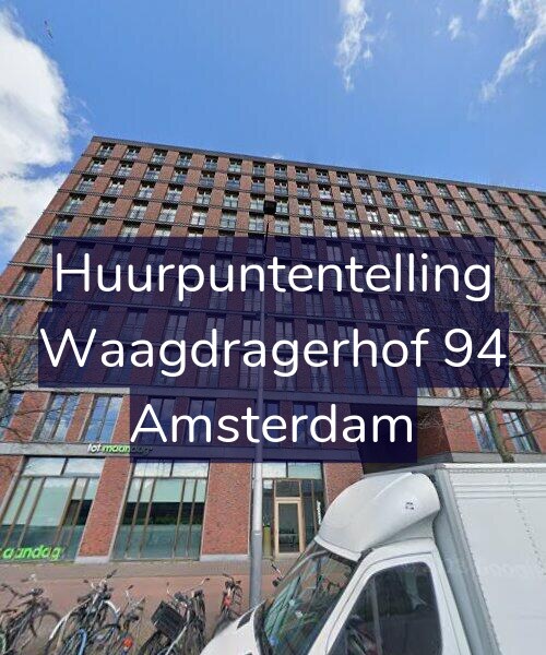 Foto gevel Huurpuntentelling voor Waagdragerhof 94, Amsterdam