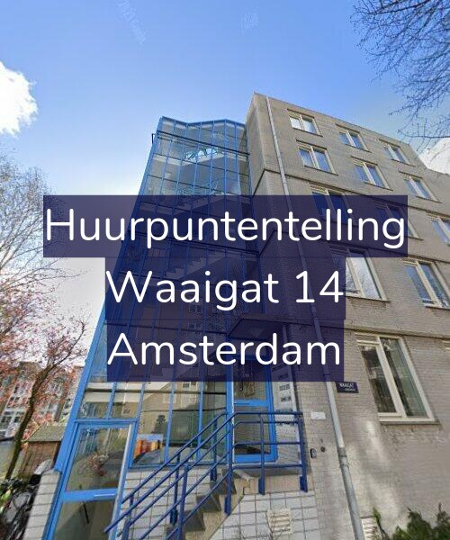 Foto gevel Huurpuntentelling voor Waaigat 14, Amsterdam