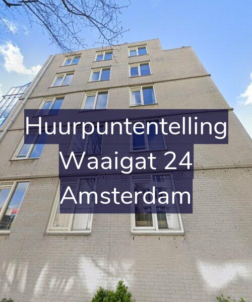 Foto gevel Huurpuntentelling voor Waaigat 24, Amsterdam