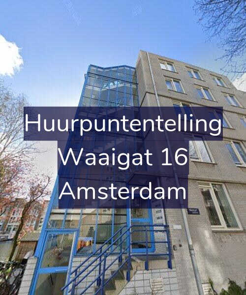 Foto gevel Huurpuntentelling voor Waaigat 16, Amsterdam
