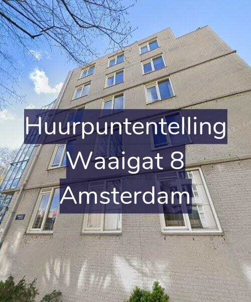 Foto gevel Huurpuntentelling voor Waaigat 8, Amsterdam