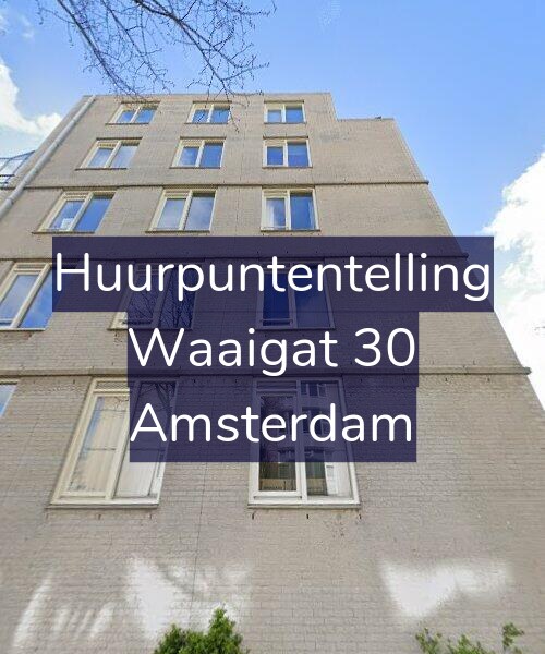 Foto gevel Huurpuntentelling voor Waaigat 30, Amsterdam