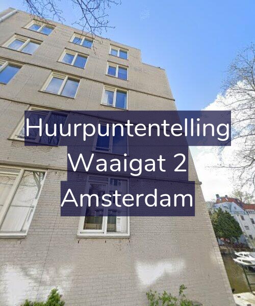 Foto gevel Huurpuntentelling voor Waaigat 2, Amsterdam