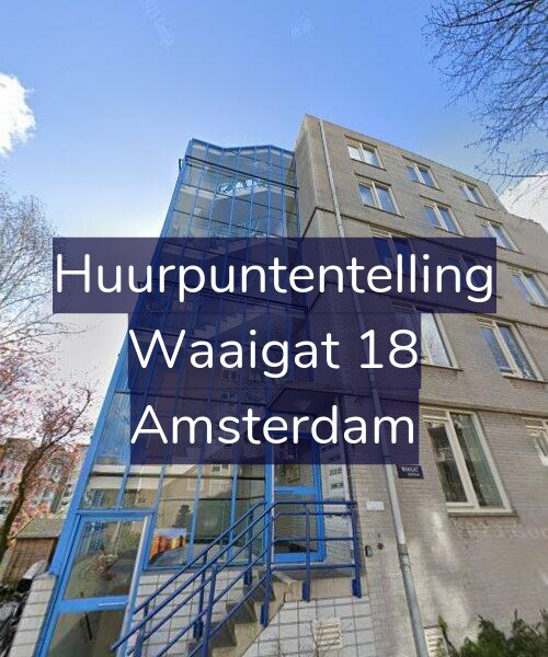 Foto gevel Huurpuntentelling voor Waaigat 18, Amsterdam