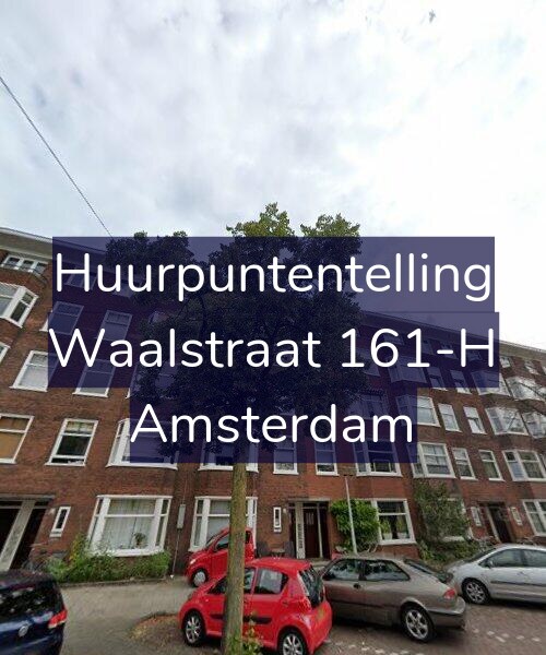 Foto gevel Huurpuntentelling voor Waalstraat 161-H, Amsterdam