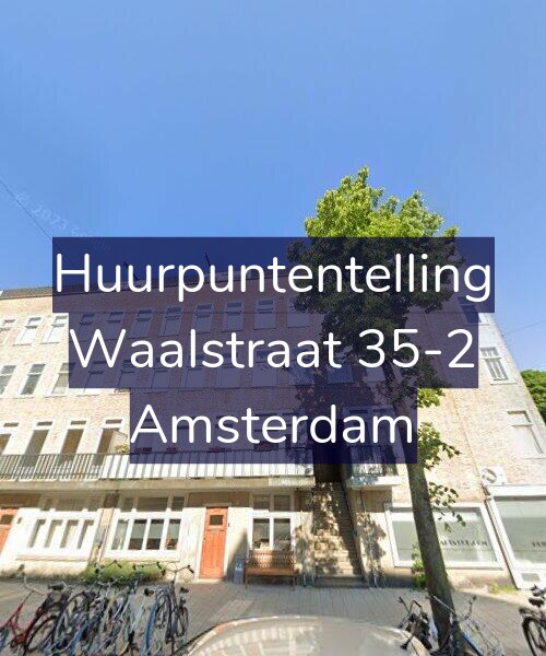 Foto gevel Huurpuntentelling voor Waalstraat 35-2, Amsterdam