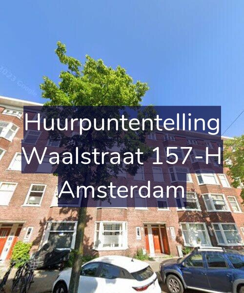 Foto gevel Huurpuntentelling voor Waalstraat 157-H, Amsterdam
