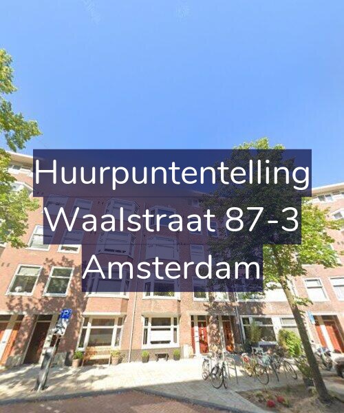 Foto gevel Huurpuntentelling voor Waalstraat 87-3, Amsterdam