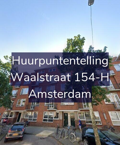 Foto gevel Huurpuntentelling voor Waalstraat 154-H, Amsterdam