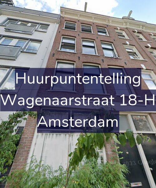 Foto gevel Huurpuntentelling voor Wagenaarstraat 18-H, Amsterdam