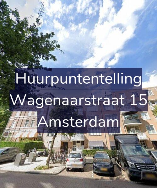 Foto gevel Huurpuntentelling voor Wagenaarstraat 15, Amsterdam