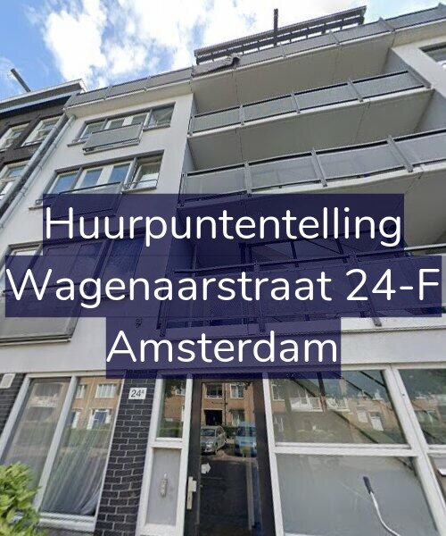 Foto gevel Huurpuntentelling voor Wagenaarstraat 24-F, Amsterdam