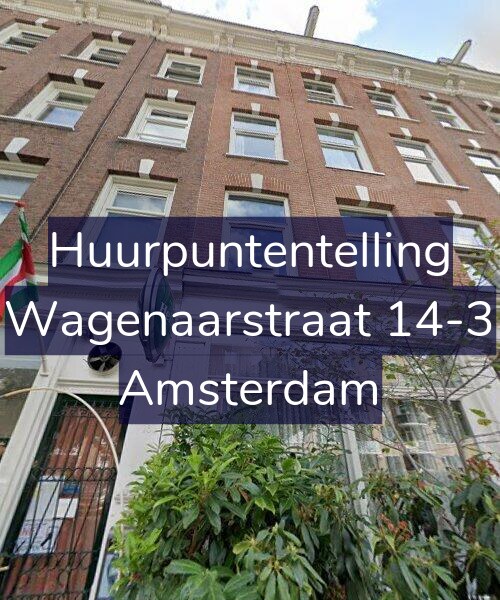 Foto gevel Huurpuntentelling voor Wagenaarstraat 14-3, Amsterdam