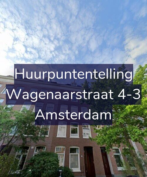 Foto gevel Huurpuntentelling voor Wagenaarstraat 4-3, Amsterdam