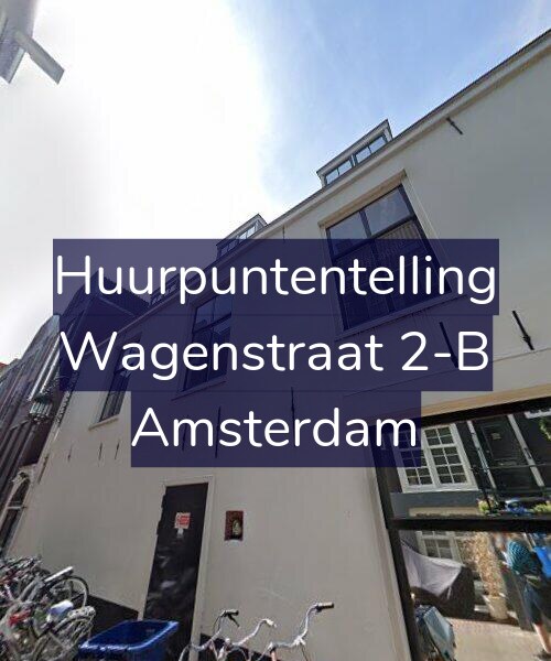 Foto gevel Huurpuntentelling voor Wagenstraat 2-B, Amsterdam