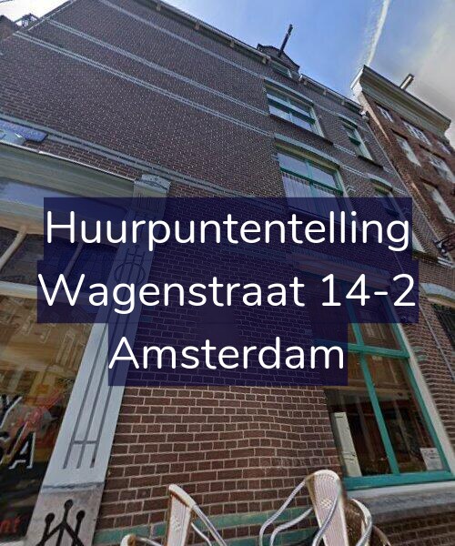 Foto gevel Huurpuntentelling voor Wagenstraat 14-2, Amsterdam