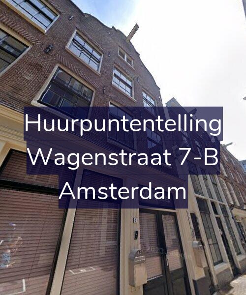 Foto gevel Huurpuntentelling voor Wagenstraat 7-B, Amsterdam