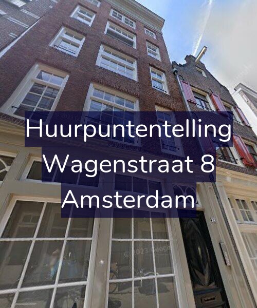 Foto gevel Huurpuntentelling voor Wagenstraat 8, Amsterdam