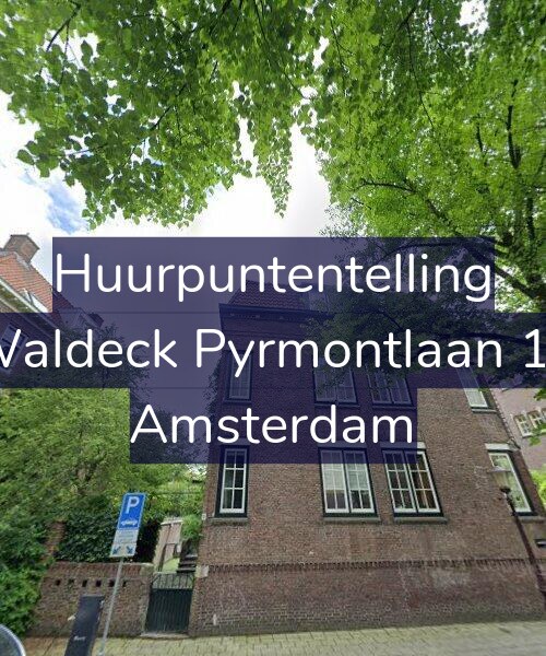 Foto gevel Huurpuntentelling voor Waldeck Pyrmontlaan 19, Amsterdam