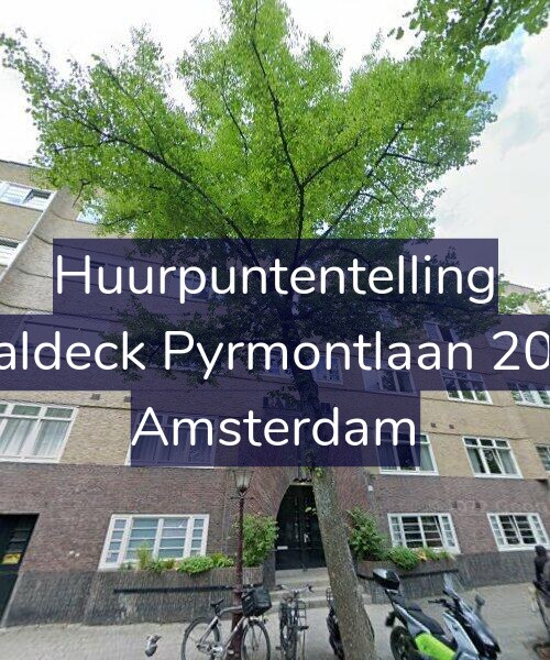Foto gevel Huurpuntentelling voor Waldeck Pyrmontlaan 20-O, Amsterdam