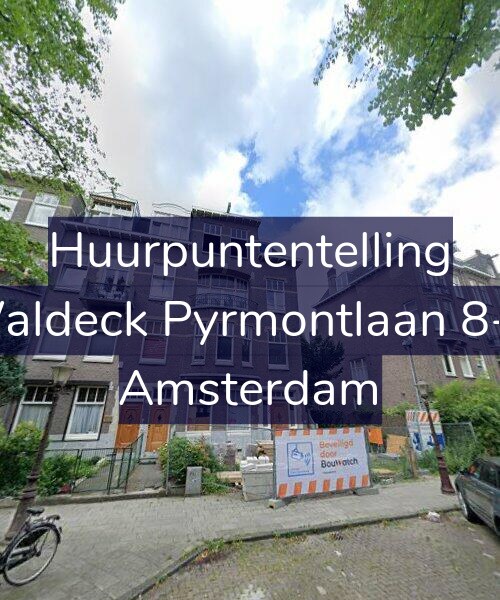 Foto gevel Huurpuntentelling voor Waldeck Pyrmontlaan 8-H, Amsterdam