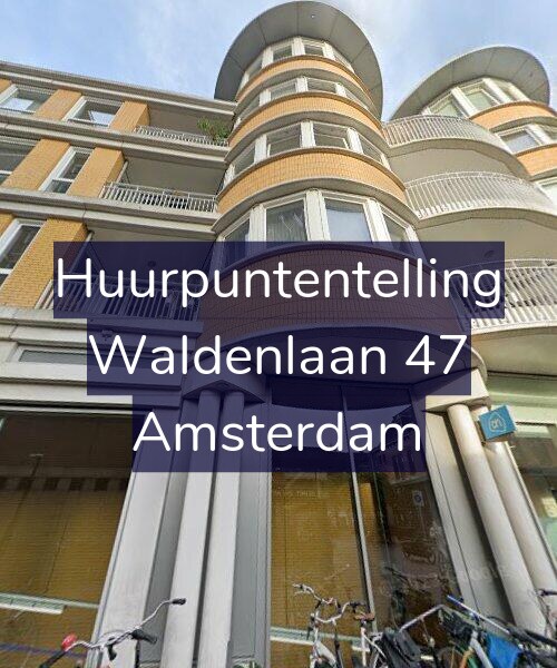 Foto gevel Huurpuntentelling voor Waldenlaan 47, Amsterdam