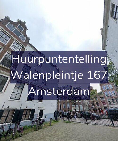 Foto gevel Huurpuntentelling voor Walenpleintje 167, Amsterdam