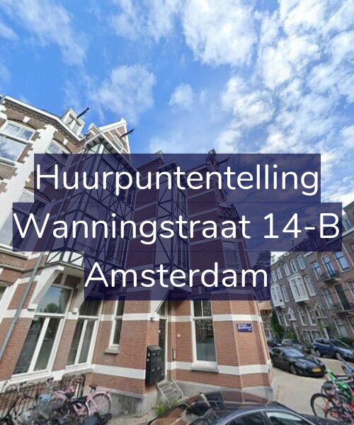 Foto gevel Huurpuntentelling voor Wanningstraat 14-B, Amsterdam