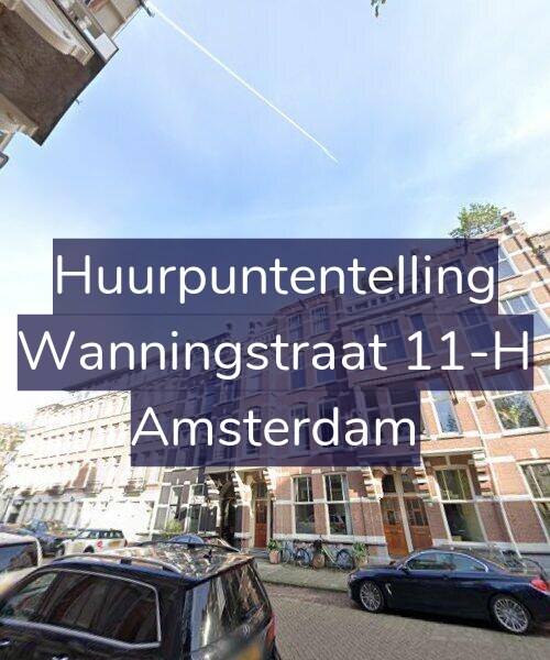 Foto gevel Huurpuntentelling voor Wanningstraat 11-H, Amsterdam