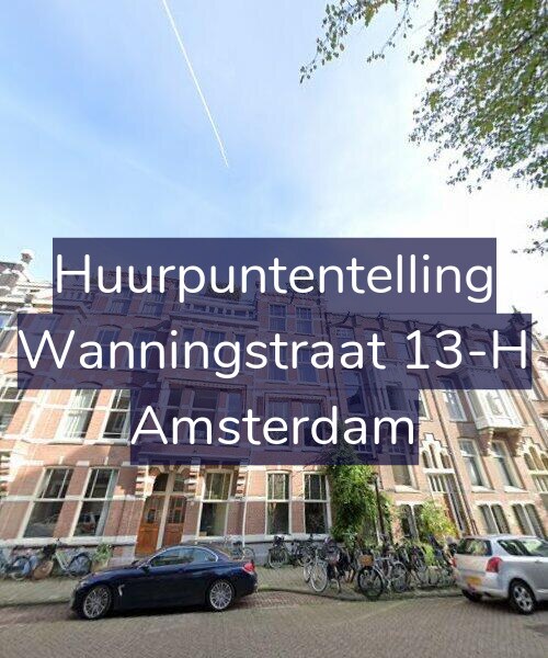 Foto gevel Huurpuntentelling voor Wanningstraat 13-H, Amsterdam