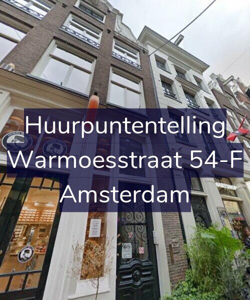 Foto gevel Huurpuntentelling voor Warmoesstraat 54-F, Amsterdam