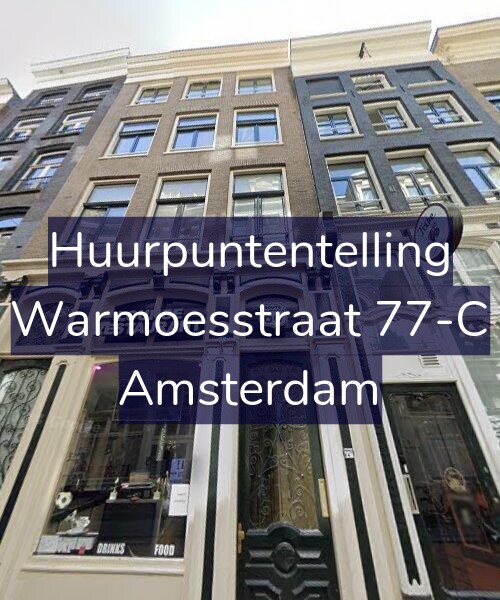 Foto gevel Huurpuntentelling voor Warmoesstraat 77-C, Amsterdam