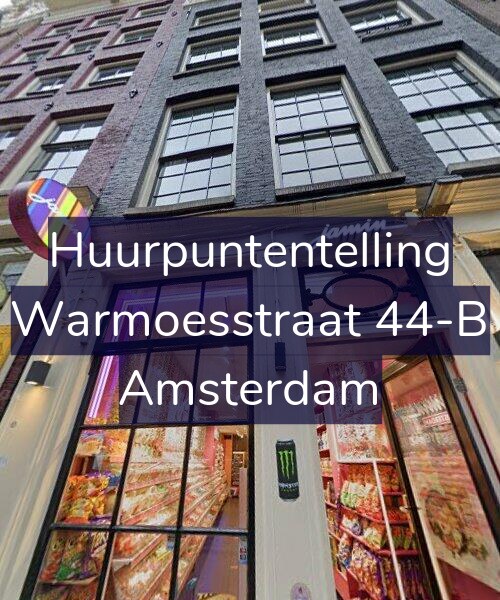 Foto gevel Huurpuntentelling voor Warmoesstraat 44-B, Amsterdam