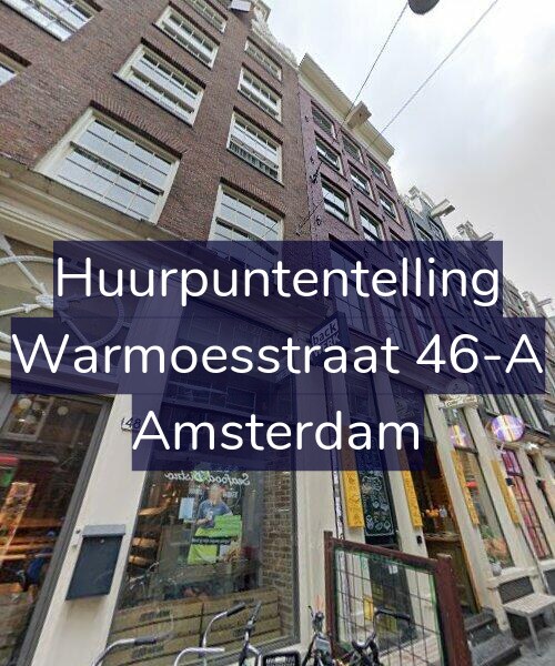 Foto gevel Huurpuntentelling voor Warmoesstraat 46-A, Amsterdam