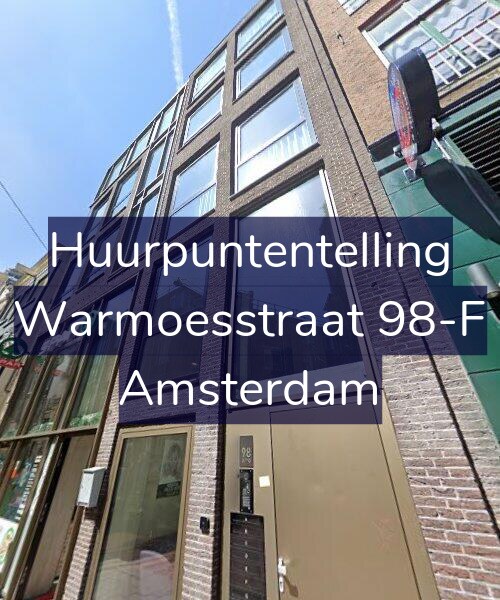 Foto gevel Huurpuntentelling voor Warmoesstraat 98-F, Amsterdam