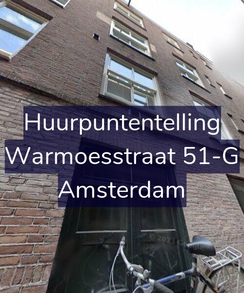 Foto gevel Huurpuntentelling voor Warmoesstraat 51-G, Amsterdam