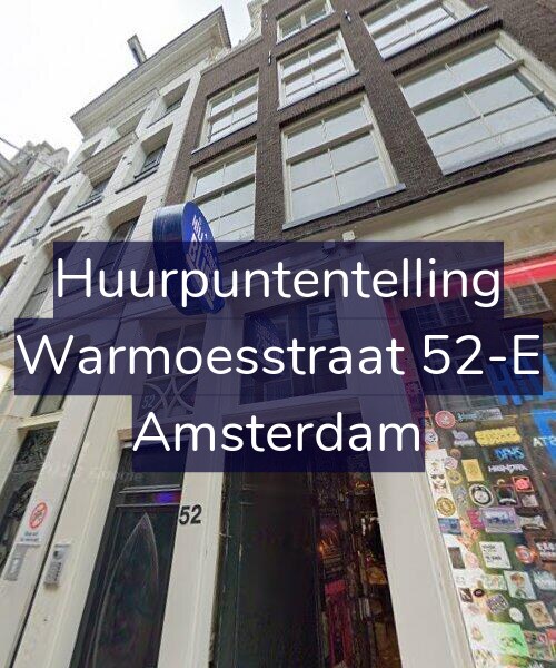 Foto gevel Huurpuntentelling voor Warmoesstraat 52-E, Amsterdam