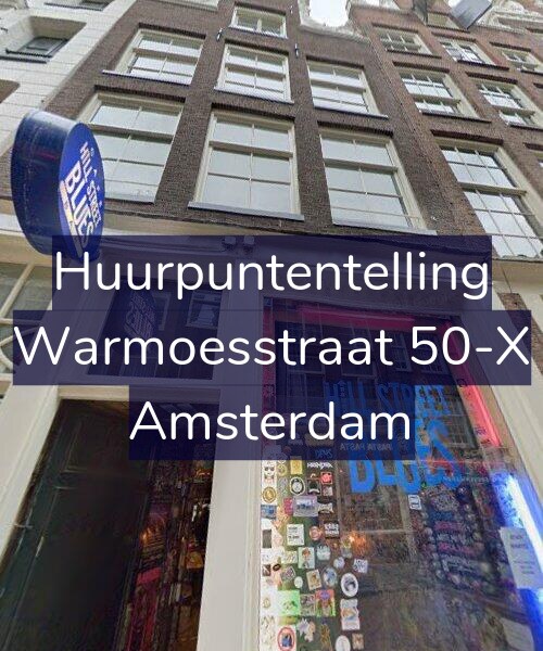 Foto gevel Huurpuntentelling voor Warmoesstraat 50-X, Amsterdam