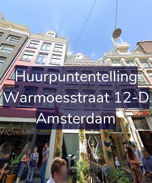 Foto gevel Huurpuntentelling voor Warmoesstraat 12-D, Amsterdam